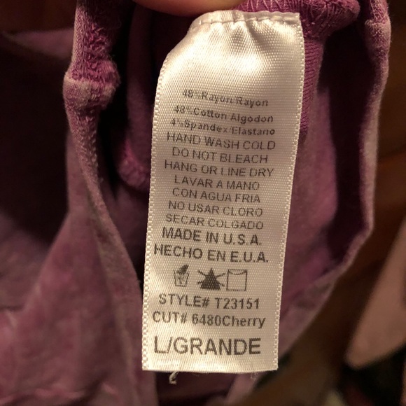 Mono B lightweight cropped racerback top - Picture 3 of 3